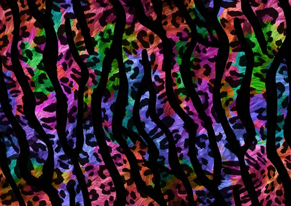 Abstracte Exotische Luipaard Huidtextuur — Stockfoto