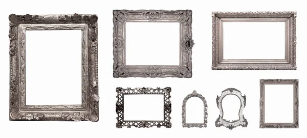 Isolated Antique Luxury Picture Frame — Stock Photo, Image