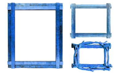 izole edilmiş eski antika resim çerçevesi