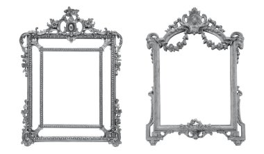 Antika izole metal resim çerçevesi