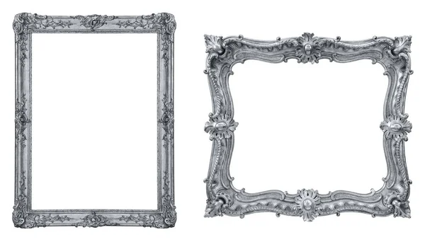 Antique Isolated Golden Picture Frame — Stock Photo, Image