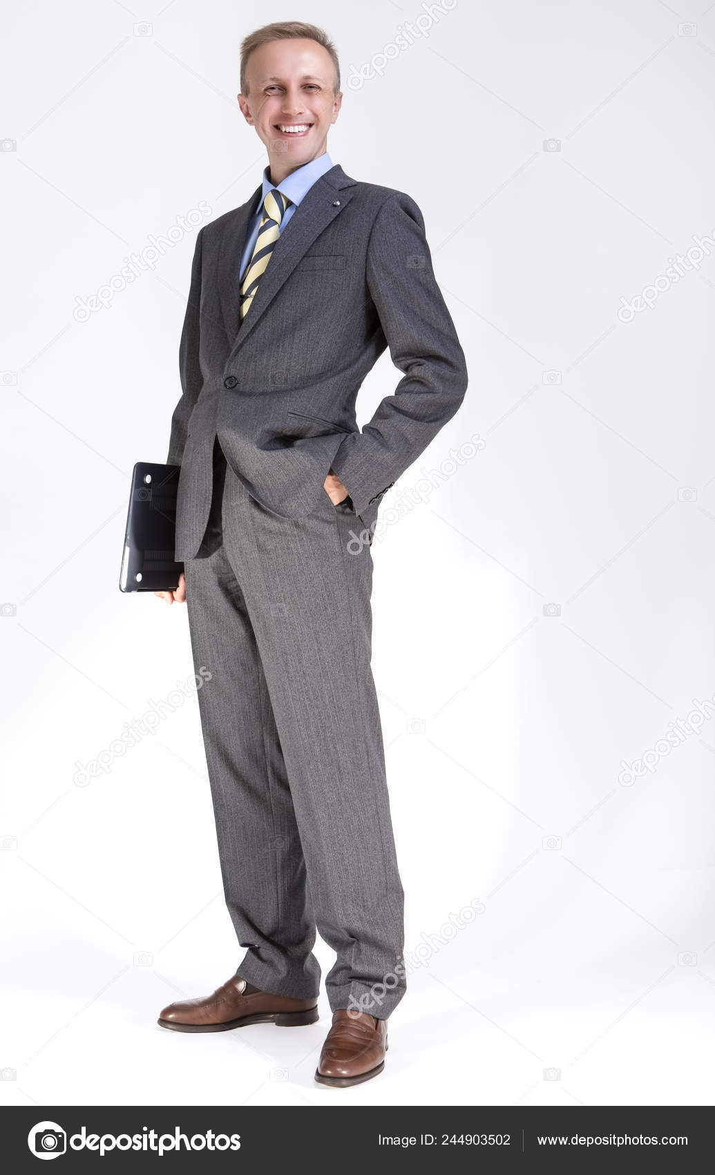 suit with penny loafers