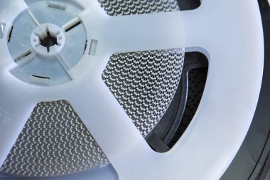 Farklı boyutlarda Tapes.Horizontal görüntü ile elektronik Smd bileşenleri yerleştirilen birlikte, reel