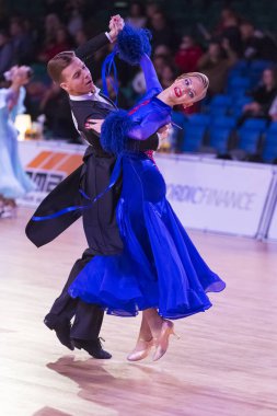 Dans çift gençlik standart Avrupa Program Wdsf Baltık Grand Prix-2108 Şampiyonası üzerinde gerçekleştirir.