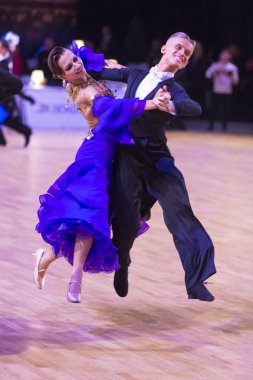 Dans çift gençlik standart Avrupa Program Wdsf Baltık Grand Prix-2108 Şampiyonası üzerinde gerçekleştirir.