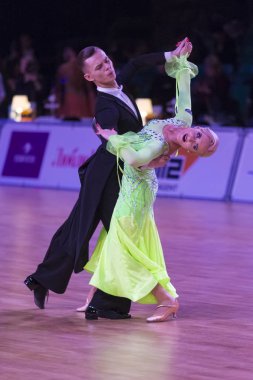 Dans çift gençlik standart Avrupa Program Wdsf Baltık Grand Prix-2108 Şampiyonası üzerinde gerçekleştirir.