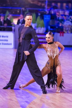 Çift Gençlik Latin Amerika programı Wdsf Baltık Grand Prix-2108 Şampiyonası üzerinde gerçekleştirir.