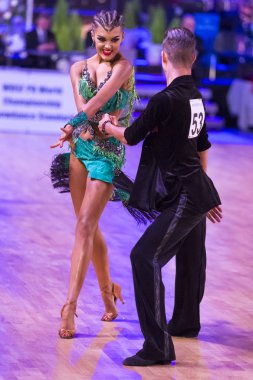 Çift Gençlik Latin Amerika programı Wdsf Baltık Grand Prix-2108 Şampiyonası üzerinde gerçekleştirir.