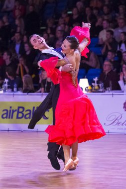 Dans çift gençlik standart Avrupa Program Wdsf Baltık Grand Prix-2108 Şampiyonası üzerinde gerçekleştirir.