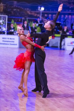 Dans çift Gençlik Latin Amerika programı Wdsf Baltık Grand Prix-2108 Şampiyonası üzerinde gerçekleştirir.