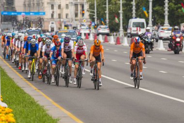 Minsk,Beyaz Rusya-22 Haziran,2019. Bayanlar Peloton Yol Yarışı