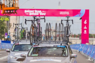 Minsk,Beyaz Rusya-22 Haziran,2019. Teknik Destek Arabası