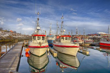 Lofoten Geleneksel Norveç Balıkçılık Köyü, Norveç Shot fr