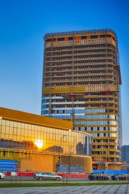 Yeni Ev Yapısı ile Modern Bulding Şantiye.