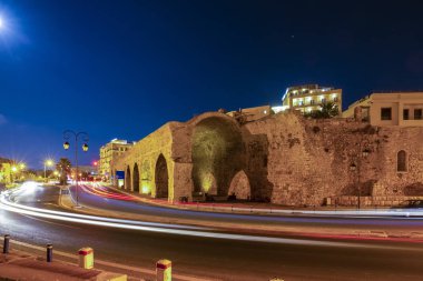Agios Dimitrios Kalesi ve Eski Kale Heraklion City üzerinde 