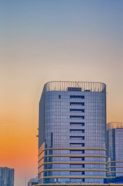 Altın Sk Karşı Sunset At One Set Yeni Modern Şehir Binaları