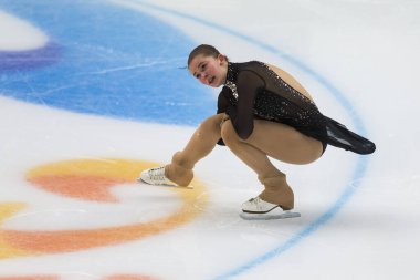 Belçika 'dan Artistik Patinaj Yeşim Hovine Genç Bayanlar Serbest Patinaj Programı