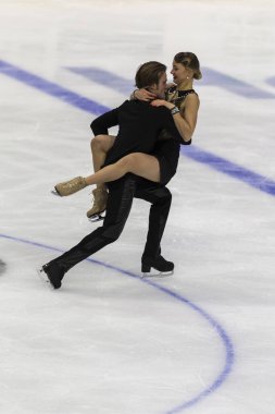 Katharina Mueller ve Almanya 'dan Tim Dieck çifti.