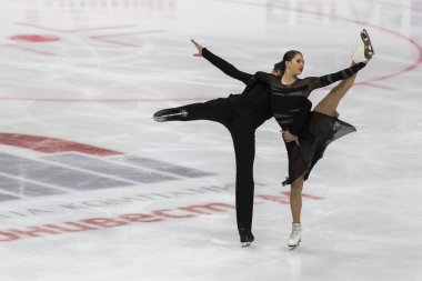 Rusya 'dan Annabelle Morozov ve Andrei Bagin çifti.