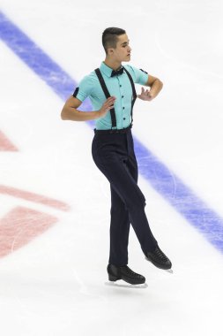 Beyaz Rusya 'dan artistik patinajcı Yakau Zenko
