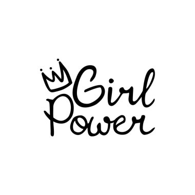 Kız güç yazı yazıt motivasyonel yazıtlar
