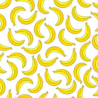 muz dikişsiz desen. kumaş için baskı