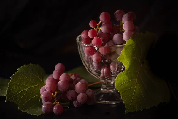 Uvas no copo . — Fotografia de Stock