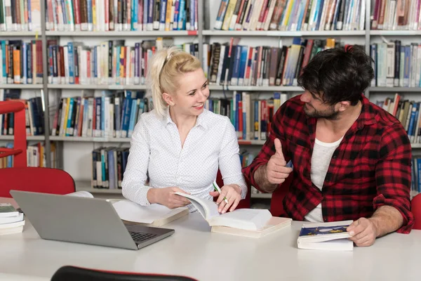 Öğrencilerin sınav hazırlama ve okul kütüphanesi Laptop ve Gözat Internet üzerinde araştırma kütüphanede yapım dersleri öğrenme