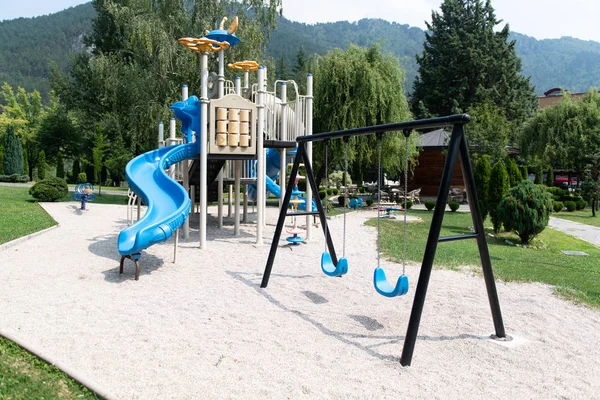 Modern Children Playground in Park — Stock Photo, Image