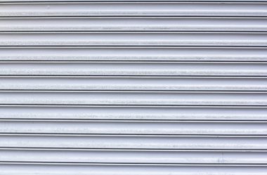 doku metalik yatay çizgiler. Garaj kapıları