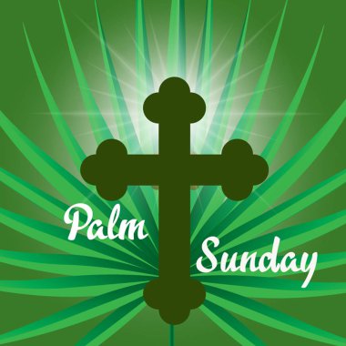 Palm Pazar vektör arka plan yazdırma