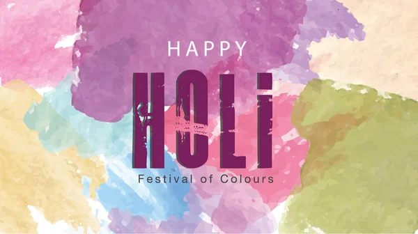 Print  Vibrant Colourful Holi festival Background — Stock Vector