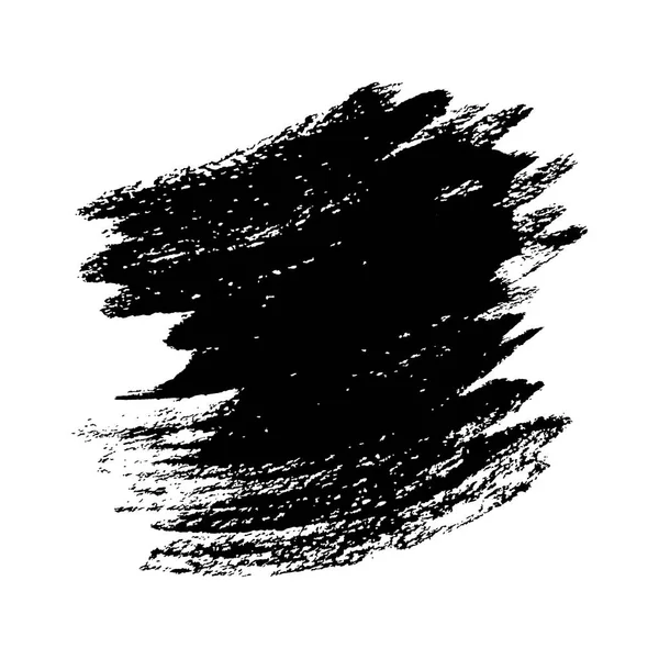 Grunge Brush Stroke Elemento Diseño Vectorial — Vector de stock