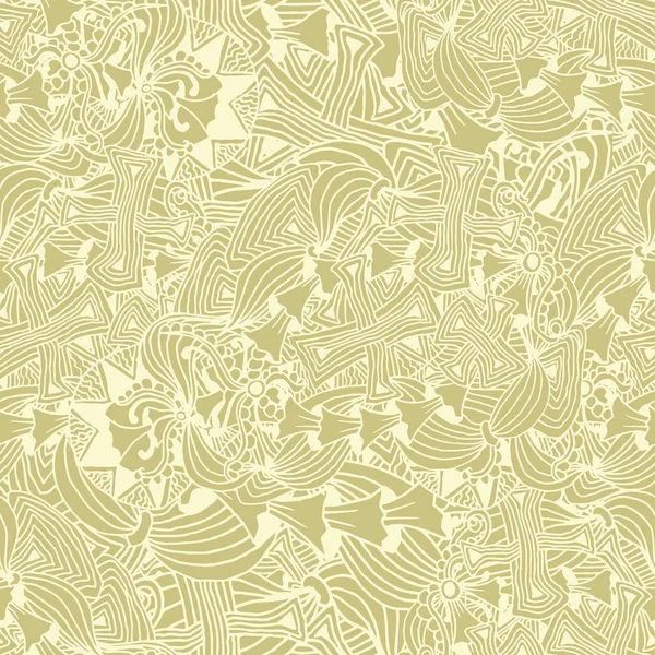 Formas Geométricas Patrón Abstracto Textura Dorada Con Siluetas Florales Líneas — Archivo Imágenes Vectoriales
