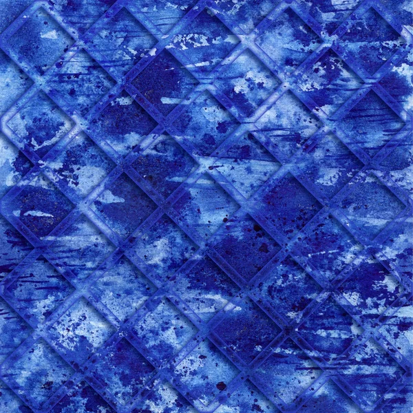 Modrá Grunge Pozadí Tabulky Tmavá Barevná Textura Voda Nebe Koncept — Stock fotografie