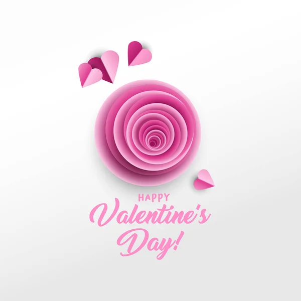 Happy Valentine s dag wenskaart Vector Design — Stockvector