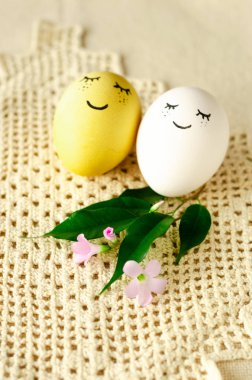 boyalı Paskalya yumurtaları