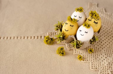 boyalı Paskalya yumurtaları