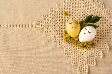 boyalı Paskalya yumurtaları