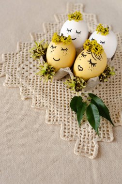 boyalı Paskalya yumurtaları