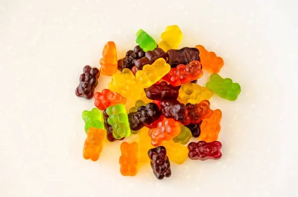 Caramelos de jalea multicolor ositos de goma — Foto de Stock