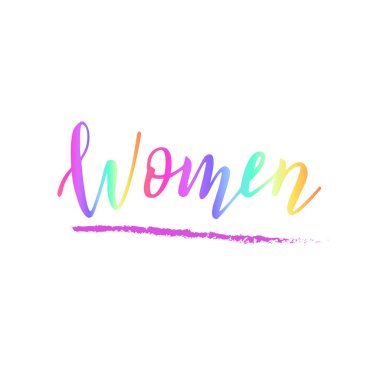 El yazısı kadın metin. Kadın çeşitliliği kavramı. Feminist