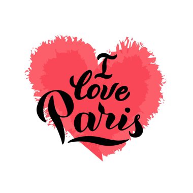 Paris tasarımına bayılıyorum. Trendy yazı metin yazı tipi. T-shirt için baskı