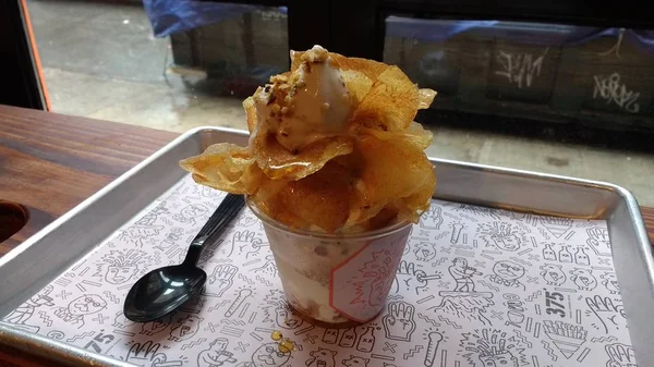 Cips, Dondurmalı Amerikan Gıda, New York, 