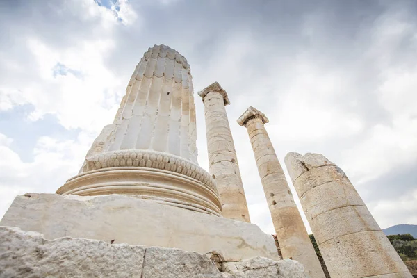 Rovine Del Tempio Artemide Nell Antica Capitale Lidiana Del Secolo — Foto Stock