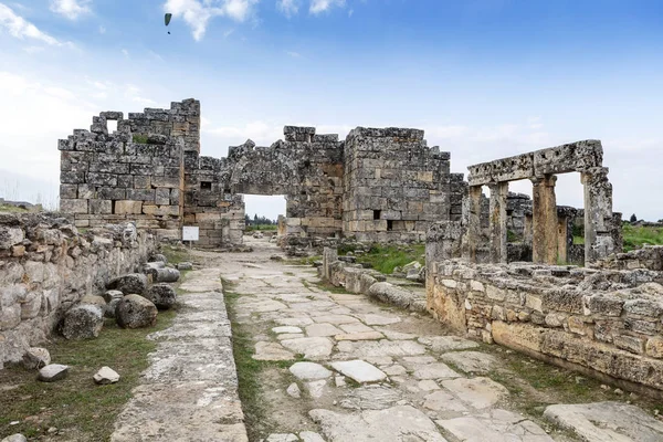 Hierápolis Cidade Antiga Pamukkale Turquia — Fotografia de Stock