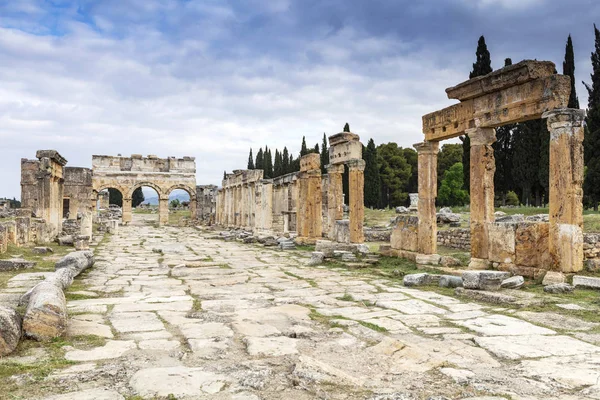 Hierapolis Starobylé Město Pamukkale Turecko — Stock fotografie