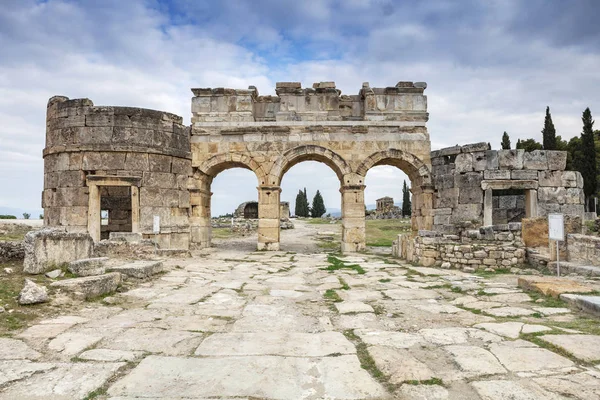 Hierapolis Ősi Város Pamukkale Törökország — Stock Fotó