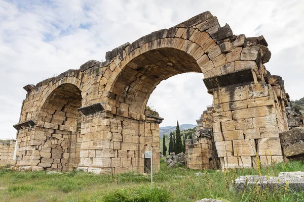 Hierapolis Antigua Ciudad Pamukkale Turquía — Foto de Stock