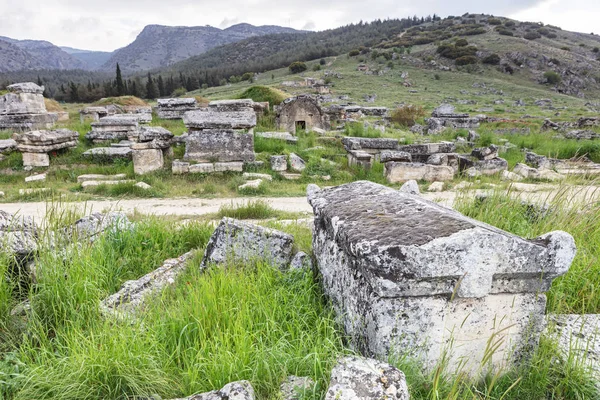 Hierapolis Oude Stad Pamukkale Turkije — Stockfoto